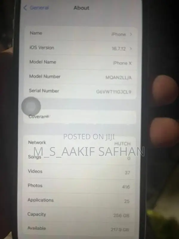 Apple iPhone X (Used)