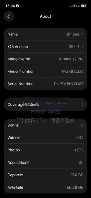 Apple iPhone 12 Pro (Used)