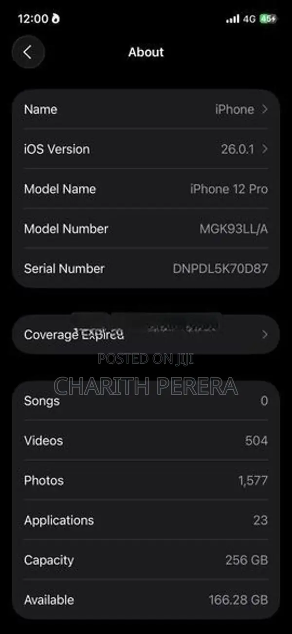Apple iPhone 12 Pro (Used)