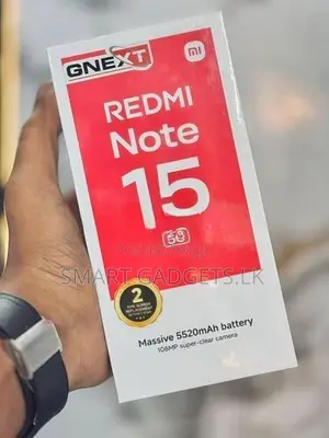 Xiaomi Redmi Note 15 5G |6GB|128GB (Brand New)