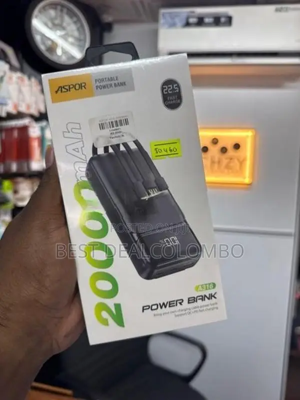 Aspor 20000mah PD Power Bank