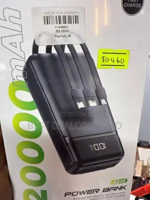 Aspor 20000mah PD Power Bank