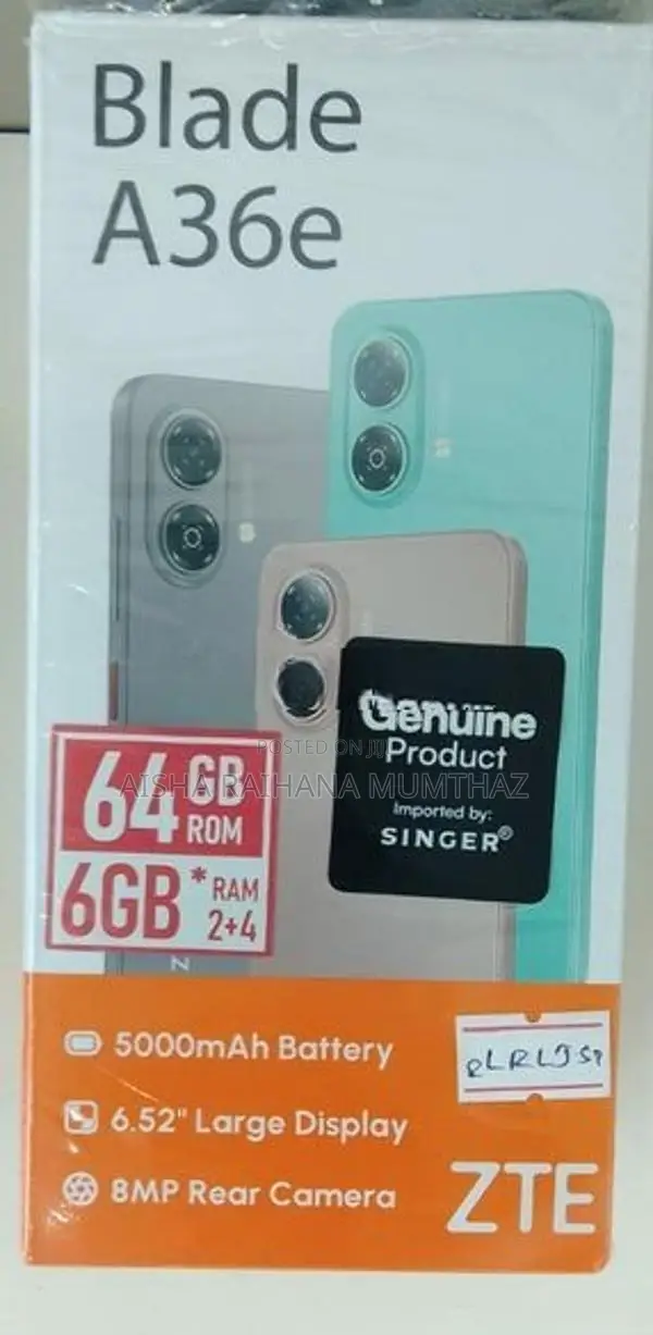 ZTE Blade A35 A36e (Brand New)