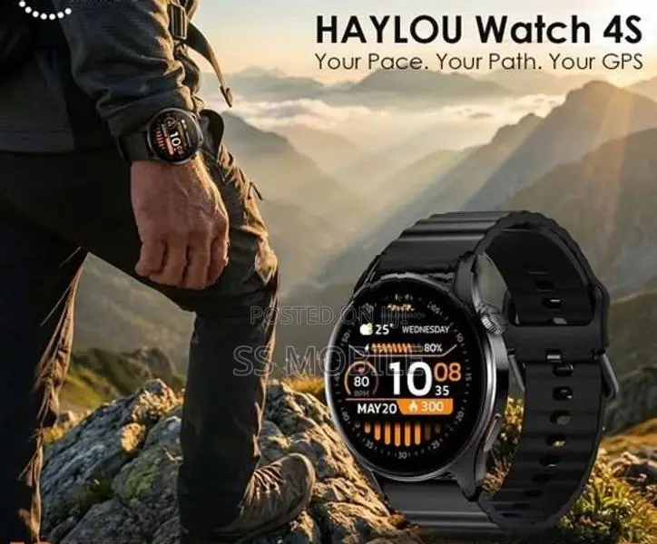 Haylou Watch 4S – Premium AMOLED GPS 5ATM Waterproof Smartwatch