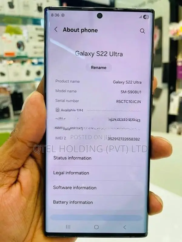 Samsung Galaxy S22 Ultra (Used)