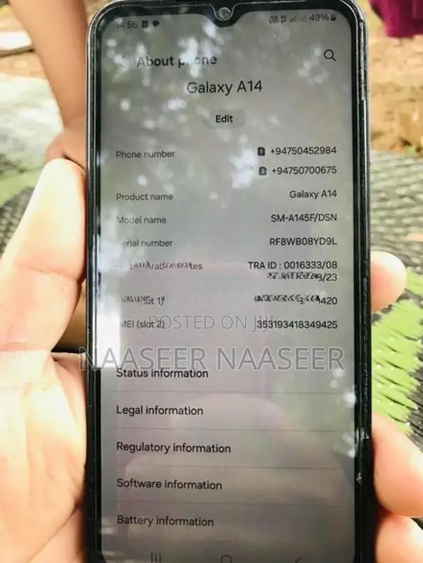 Samsung Galaxy A14 Good condition (Used)
