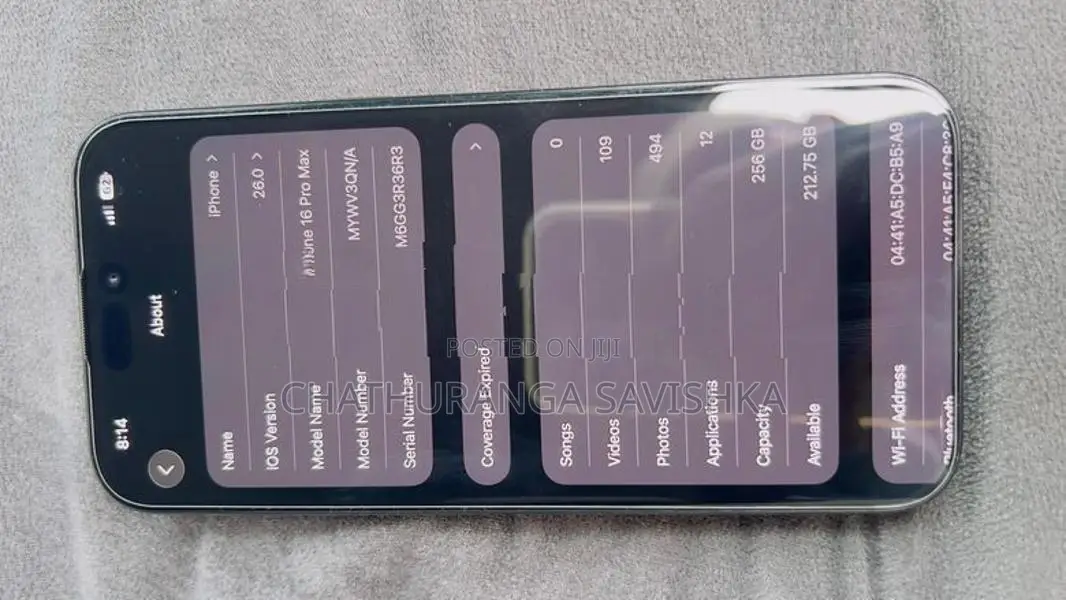 Apple iPhone 16 Pro Max (Used)
