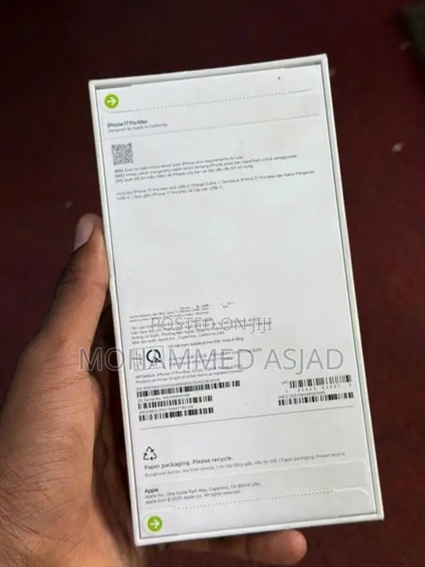 Apple iPhone 17 Pro Max (Brand New)