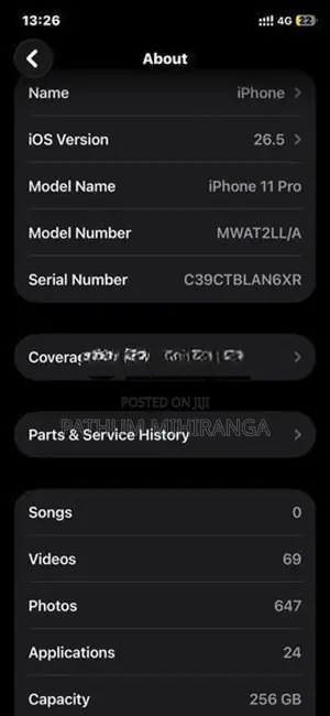 Apple iPhone 11 Pro (Used)