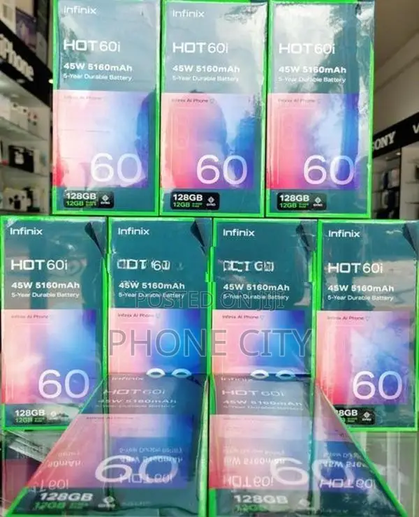 Infinix Hot 60 Pro+ 256GB 8GBRam 50MP (Brand New)