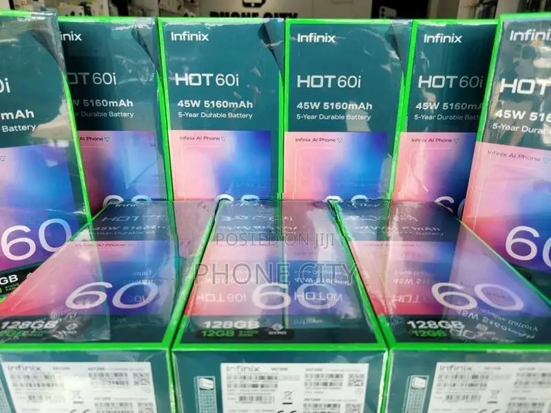 Infinix Hot 60 Pro+ 256GB 8GBRam 50MP (Brand New)