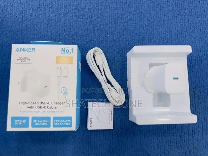 USB-C TO Type-C Anker - Charger With Cable 20W New