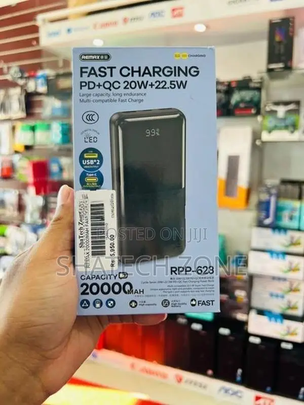 Remax 20000MAH RPP-623 Fast Charging Power Bank New