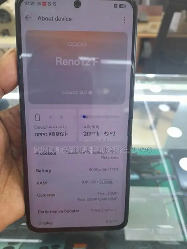 Oppo Reno 12F (Used)