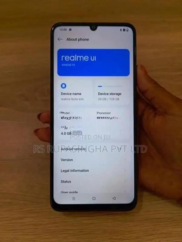 Realme Note 60 X 4+8GB, 128GB (Used)