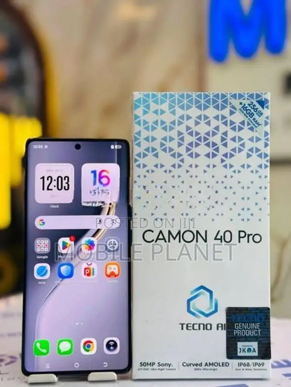 Tecno Camon 40 Pro 8 256GB (Used)