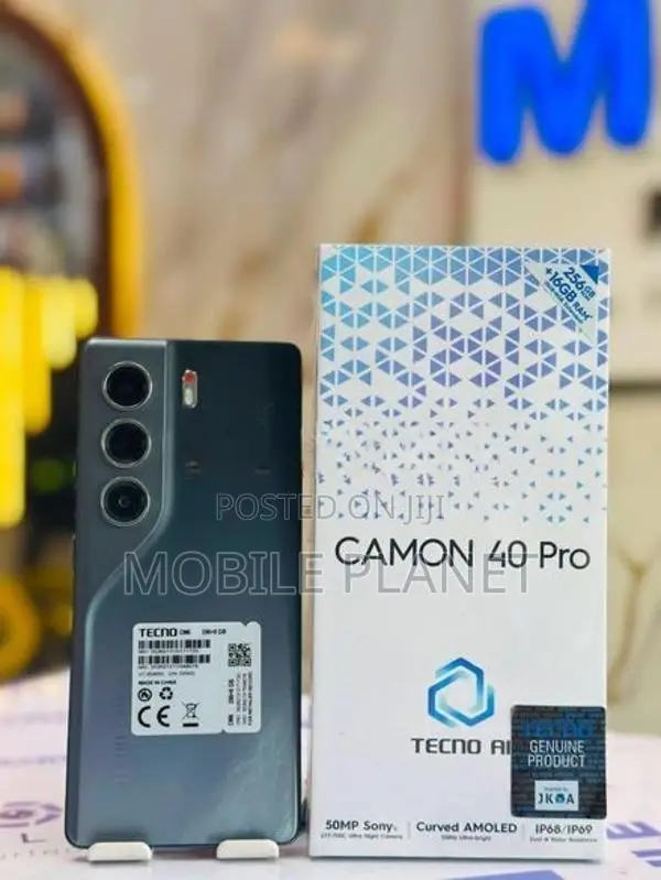 Tecno Camon 40 Pro 8 256GB (Used)