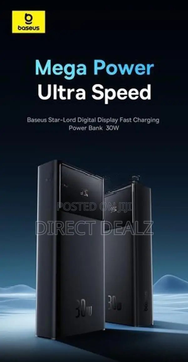 Baseus Star Lord 30W 30000 Digital Display Fast Charging Power Bank