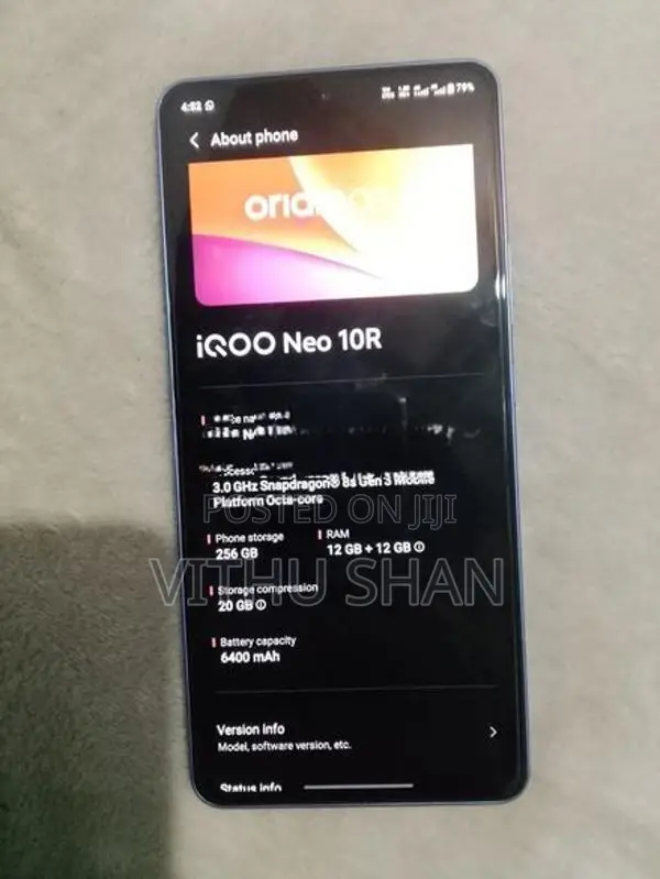 iqoo NEO 10R 5G (Used)