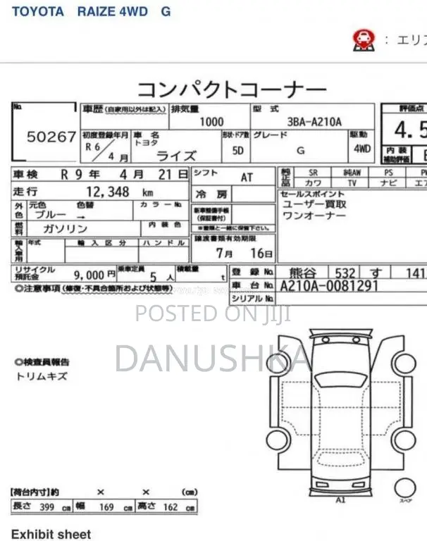 Toyota Raize 4WR 2024 SUV Unregistered (Recondition)