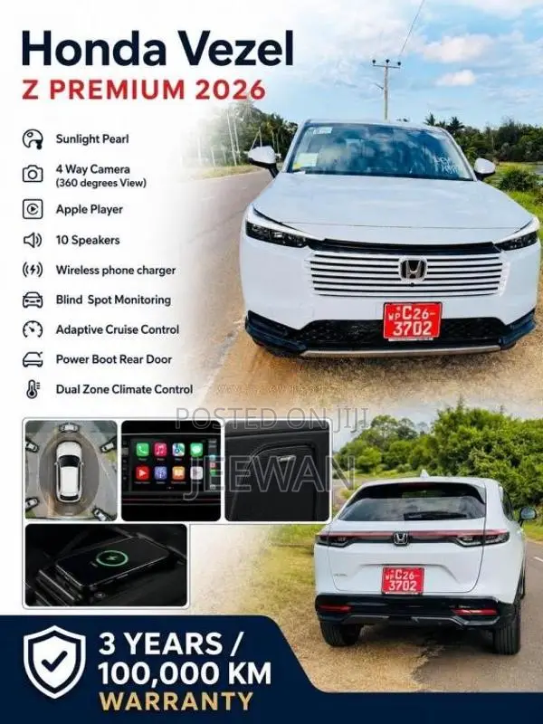 Honda Vezel Z Premium Sunlight 2026 SUV Brand New