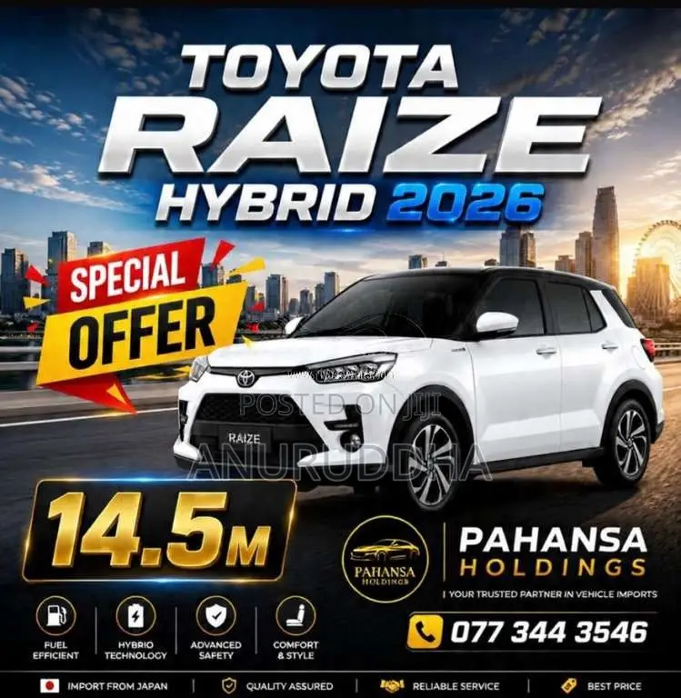 Toyota Raize 2026 SUV Unregistered (Recondition)