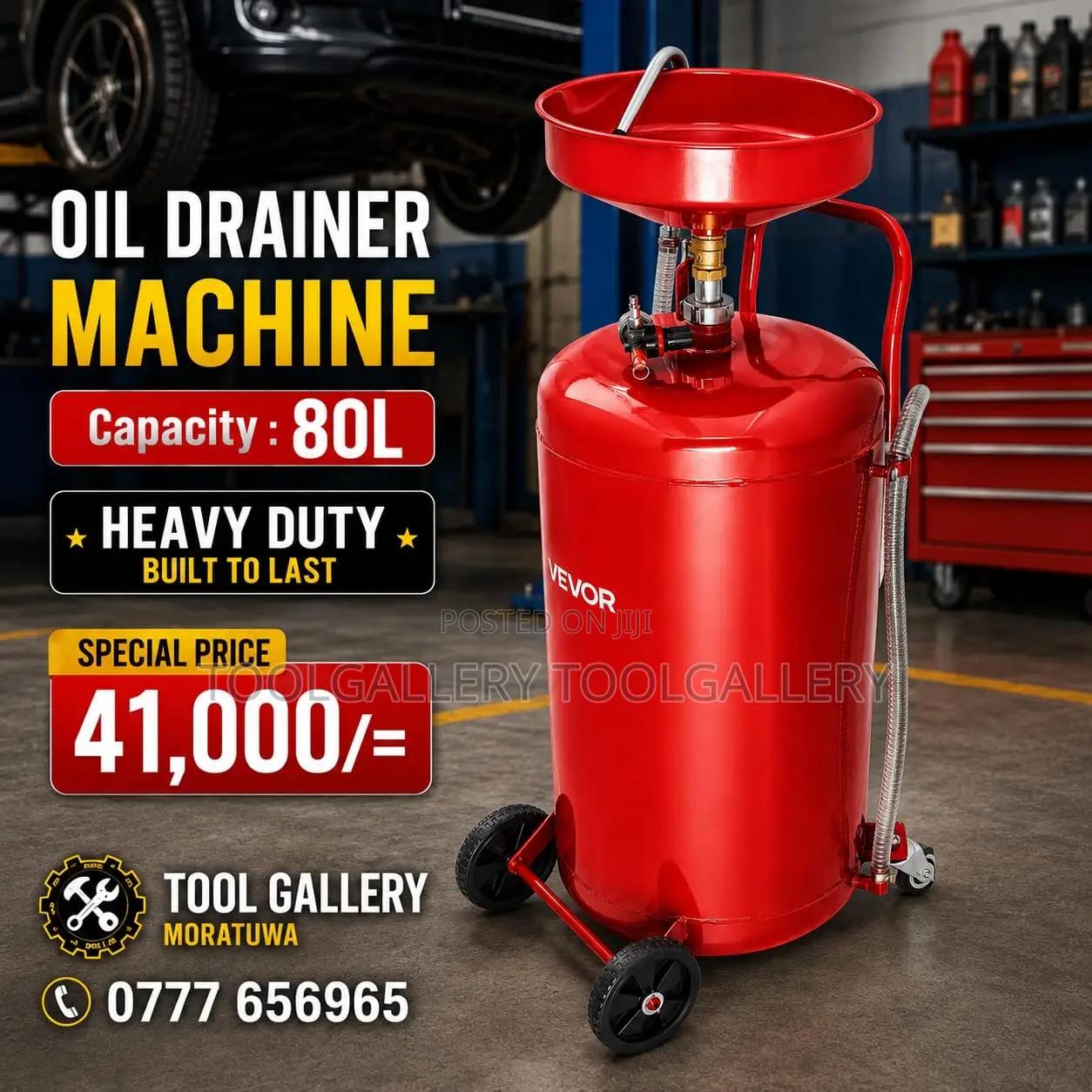 Oil Drainer 60L