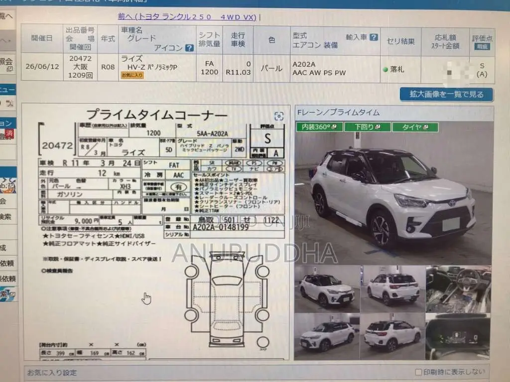 Toyota Raize 2026 SUV Unregistered (Recondition)