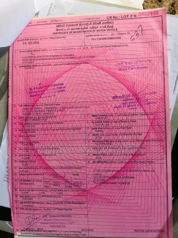 Tata Sumo 2003 SUV Unregistered (Recondition)