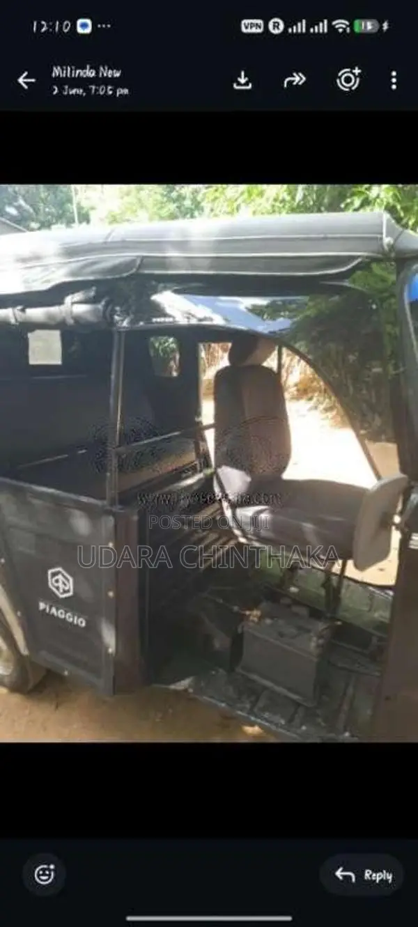 Piaggio Ape 2012 Three Wheel (Used)