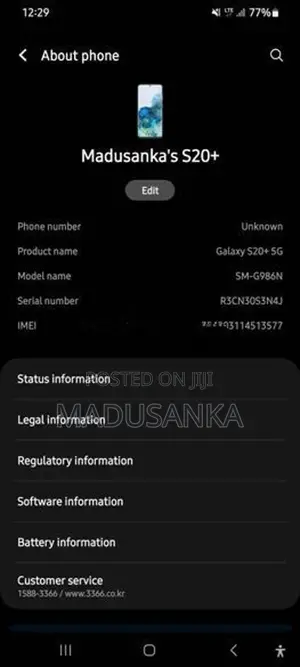 Samsung Galaxy S20+ (Used)