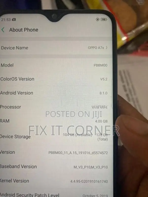 Oppo A7 x (Used)