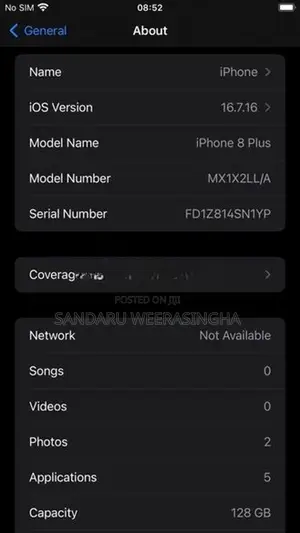 Apple iPhone 8 Plus 128GB (Used)