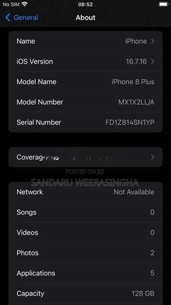 Apple iPhone 8 Plus 128GB (Used)