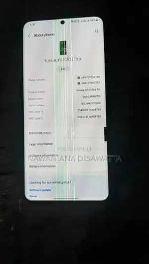 Samsung Galaxy S20 Ultra Black Edition (Used)