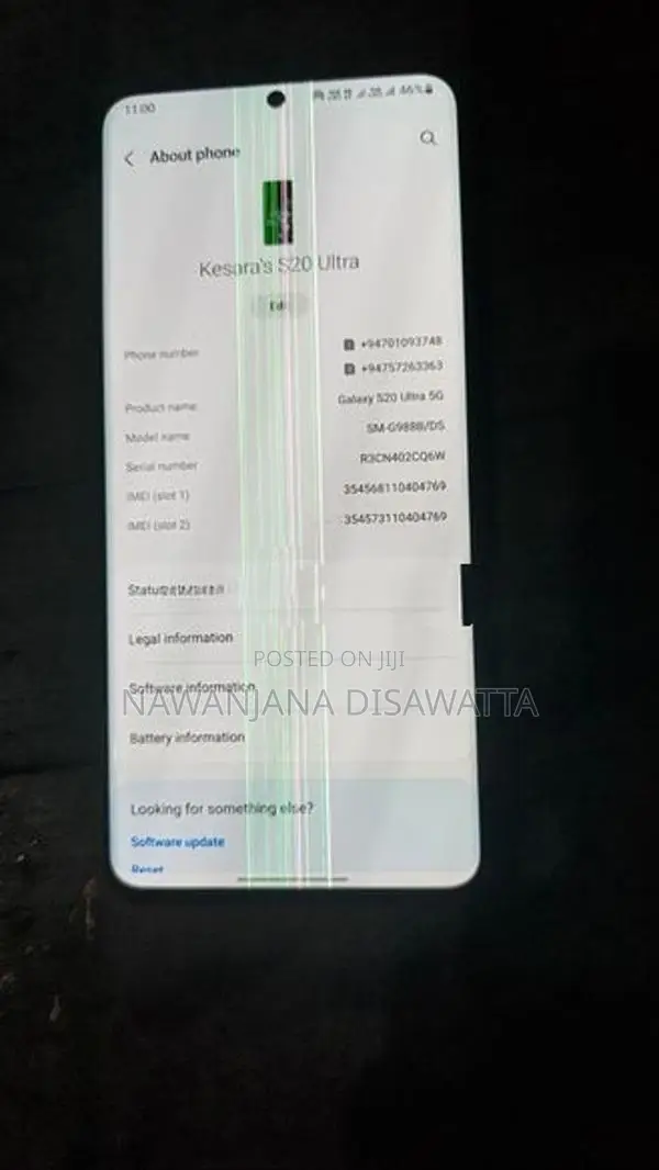 Samsung Galaxy S20 Ultra Black Edition (Used)