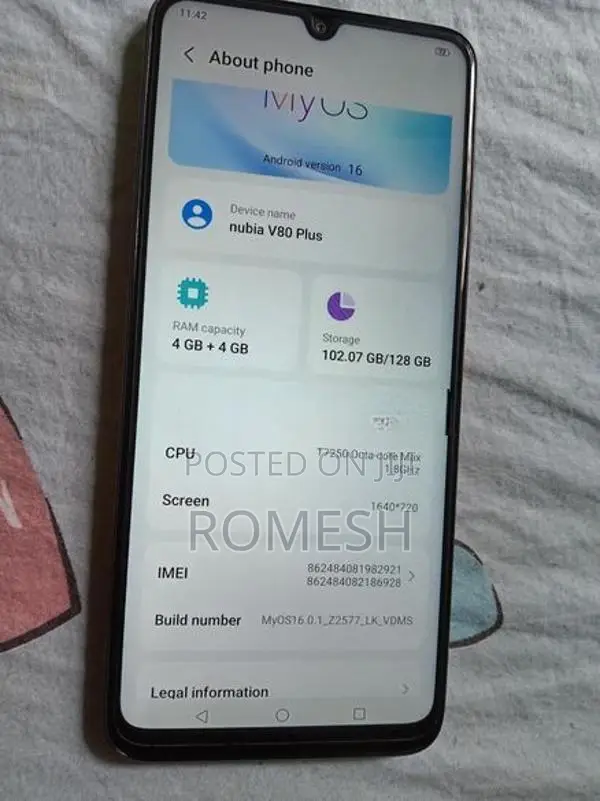 ZTE nubia V80 Plus (Used)