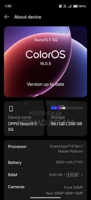 Oppo Reno 15F (Used)