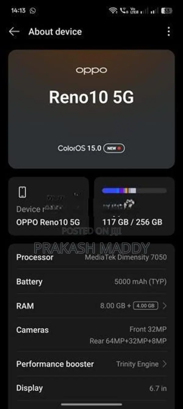 Oppo Reno (Used)