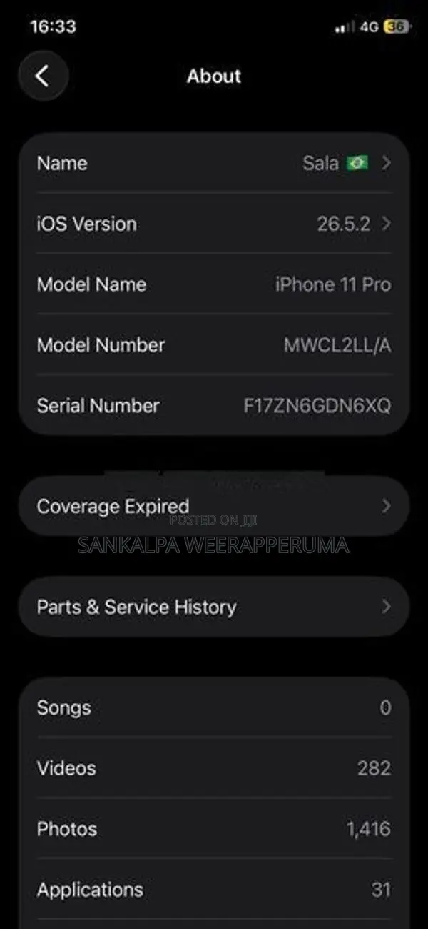 Apple iPhone 11 Pro 64GB (Used)