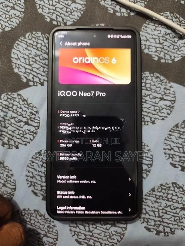 iqoo Neo 7 Pro (Used)