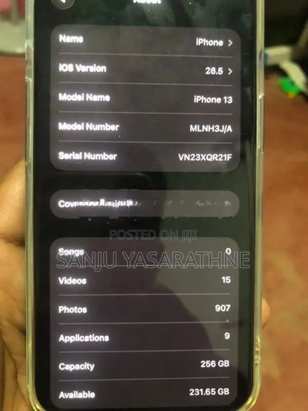 Apple iPhone 13 255GB (Used)
