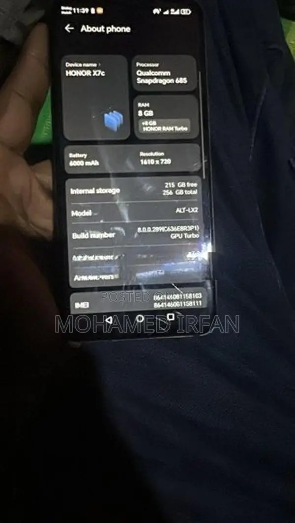 Honor X7c 2025 (Used)