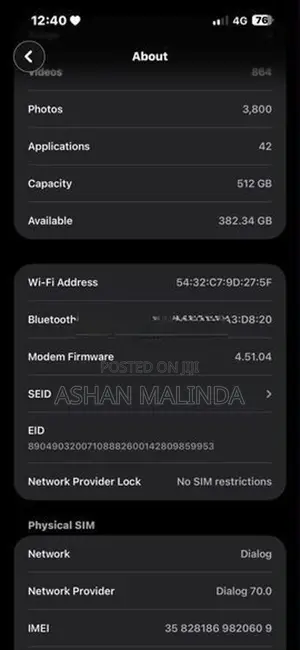 Apple iPhone 14 Pro Max 512GB (Used)