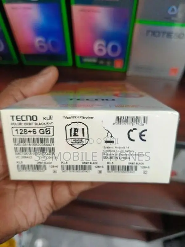Tecno Spark 30C 6GB|128GB (Brand New)