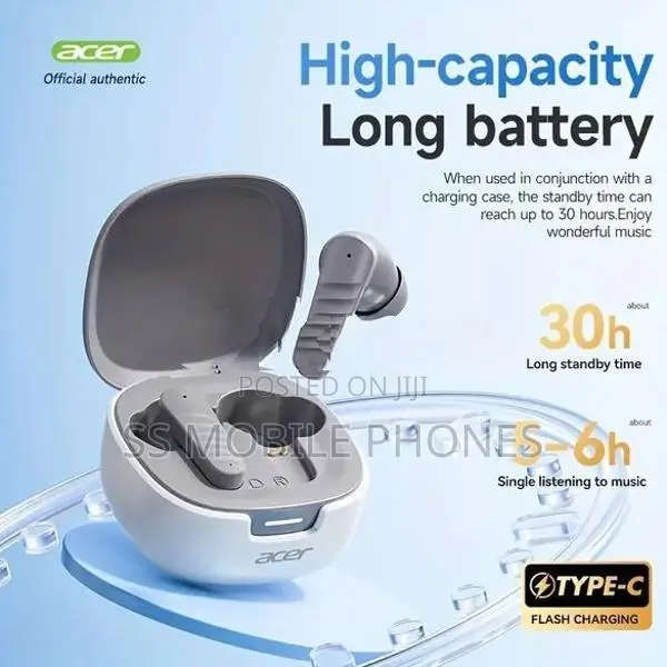 Acer OHR503 Lightweight Bluetooth Earbuds