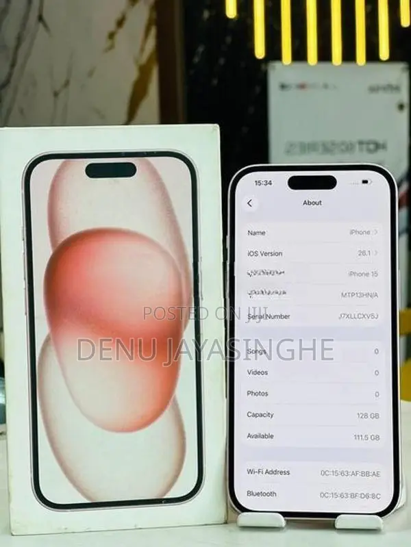 Apple iPhone 15 128GB (Used)