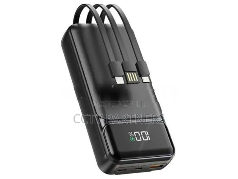 Aspor A316 20000mAh Power Bank 22.5W Fast Charging Phone Charger cable