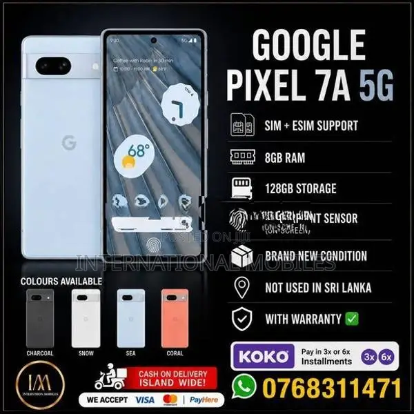 Google Pixel 7a 128GB 5G OFFER PRICE (Used)