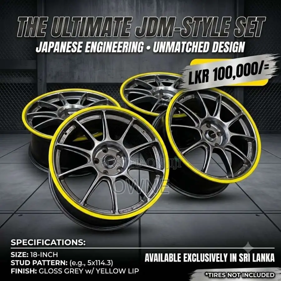 18 5 Stud japan alloys for Car